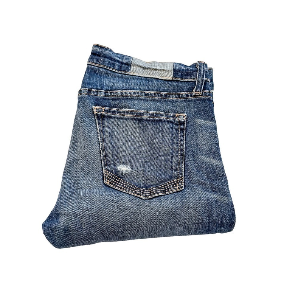 Elizabeth and James Gibson Ripped Denim Jeans Raw Hem Size 29